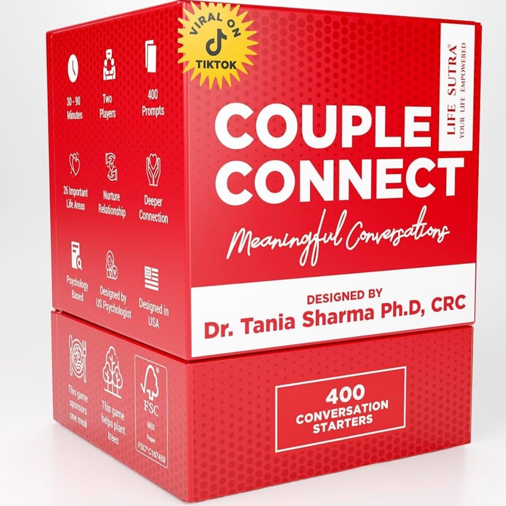 Life Sutra “Couples Connect: Meaningful Conversations” 400 Pc Card Game NWT